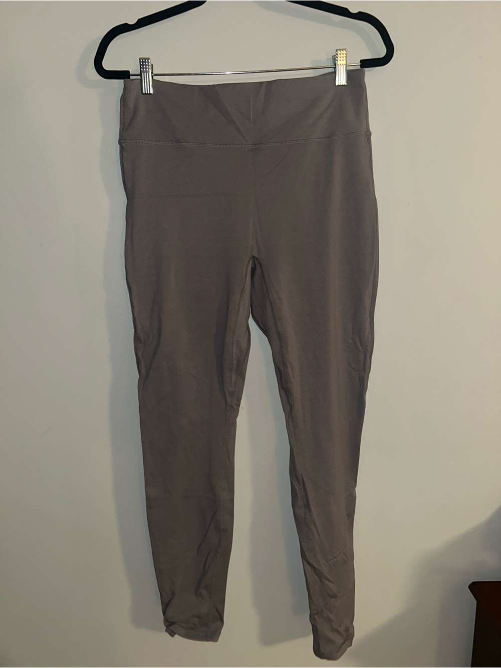 Women’s High-Waist Stretch Leggings in Light Grey